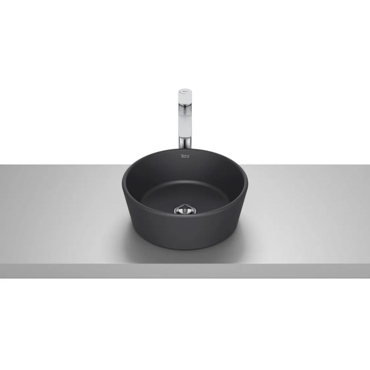 Roca A327B15080 Optica 檯上洗手盆 (黑色)